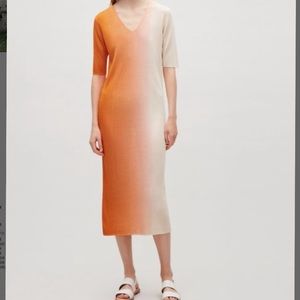 NWT COS rare rib-knit dress minimal style XS
